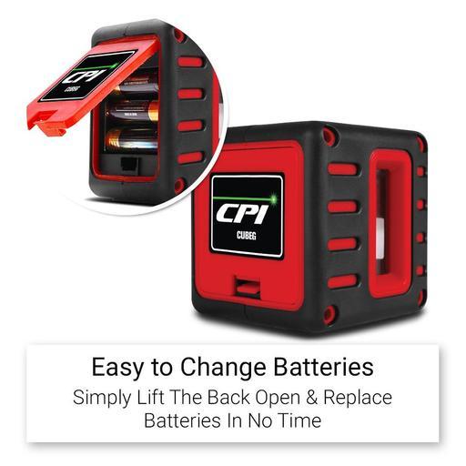 CPI CUBEG Green Beam SelfLevelling Cross Line Laser Level