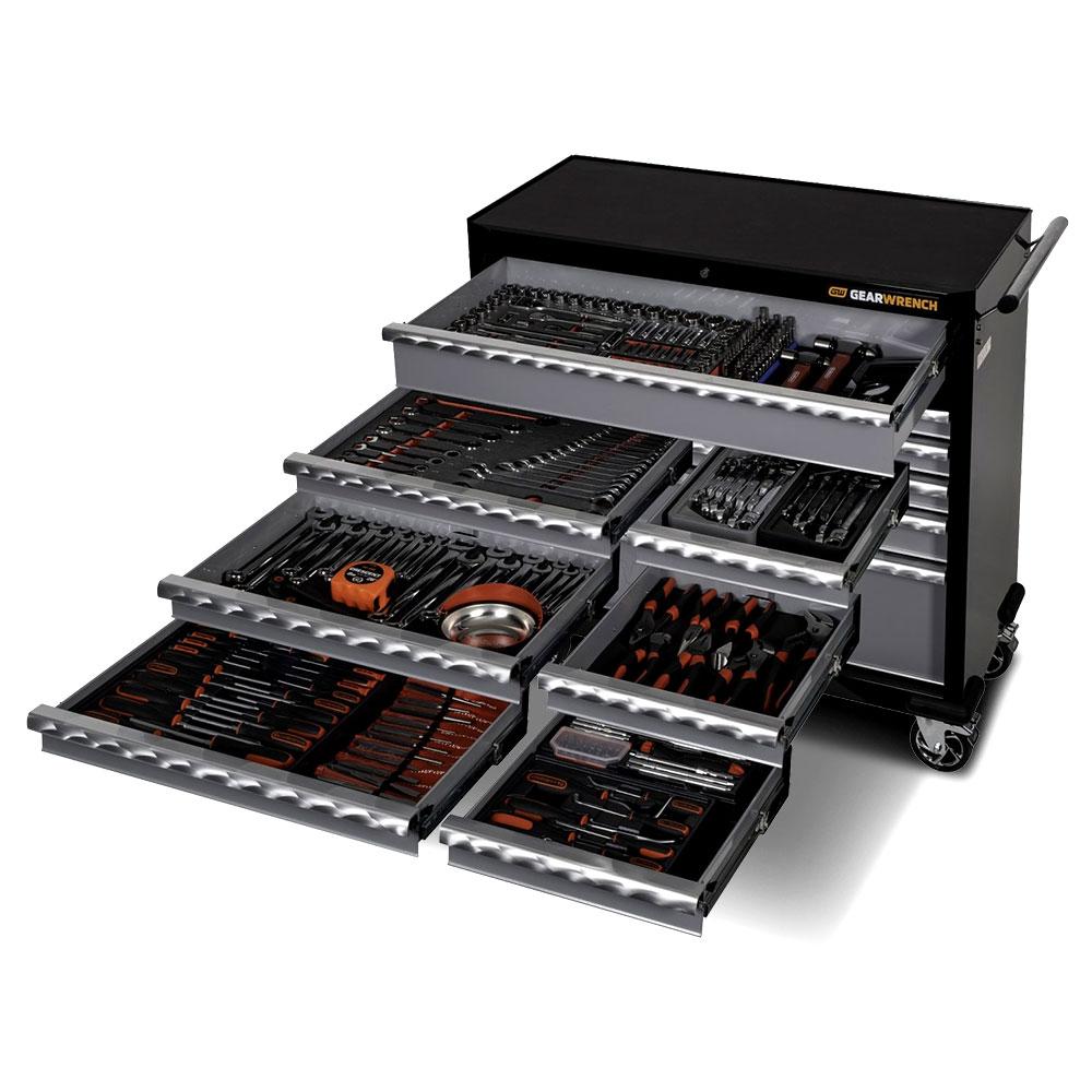 GEARWRENCH 89907 284pce Combination Tool Kit with 11 Drawer Roller