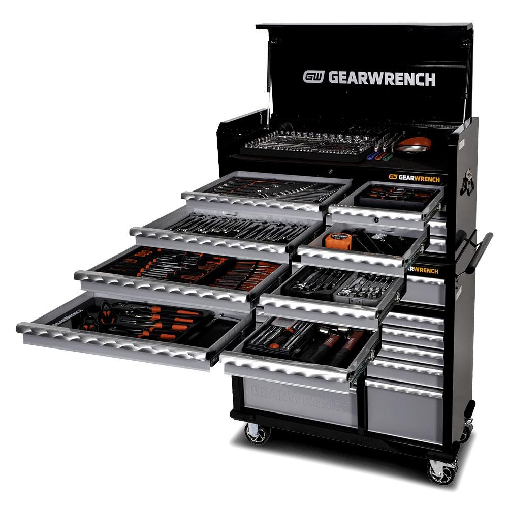 GEARWRENCH 89906 284pce Combination Tool Kit with 8 Drawer Chest & 11 ...