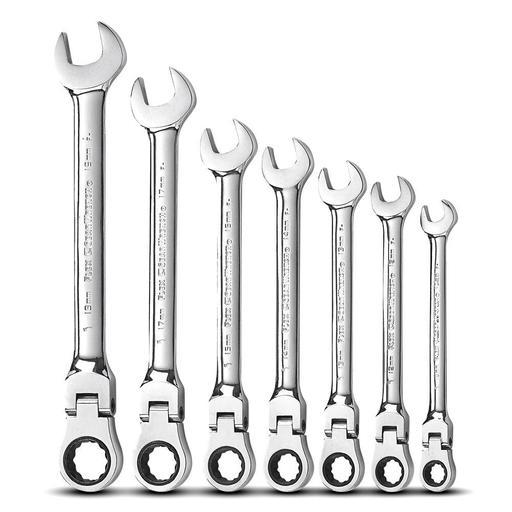 GEARWRENCH 9900D 7pce 12 Point Metric Flex Head Ratcheting Combination ...