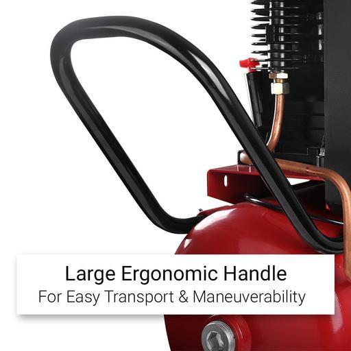 Fendi F2550L 2.5HP 50L Twin Piston Belt Driven Air Compressor – image 13
