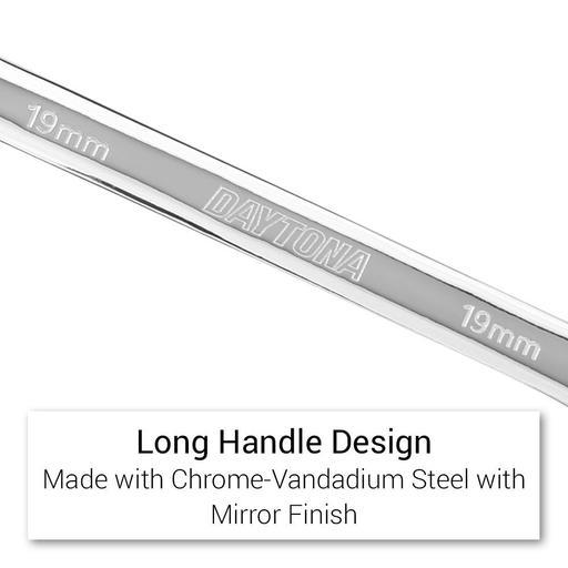 Daytona D12HSS 12pce Metric Hurricane Grip-All Ratcheting Spanner Set – image 5