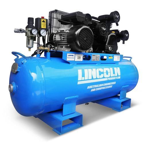 Lincoln L30110L 3.0HP 110L Triple Piston Twin Belt Driven Electric Air
