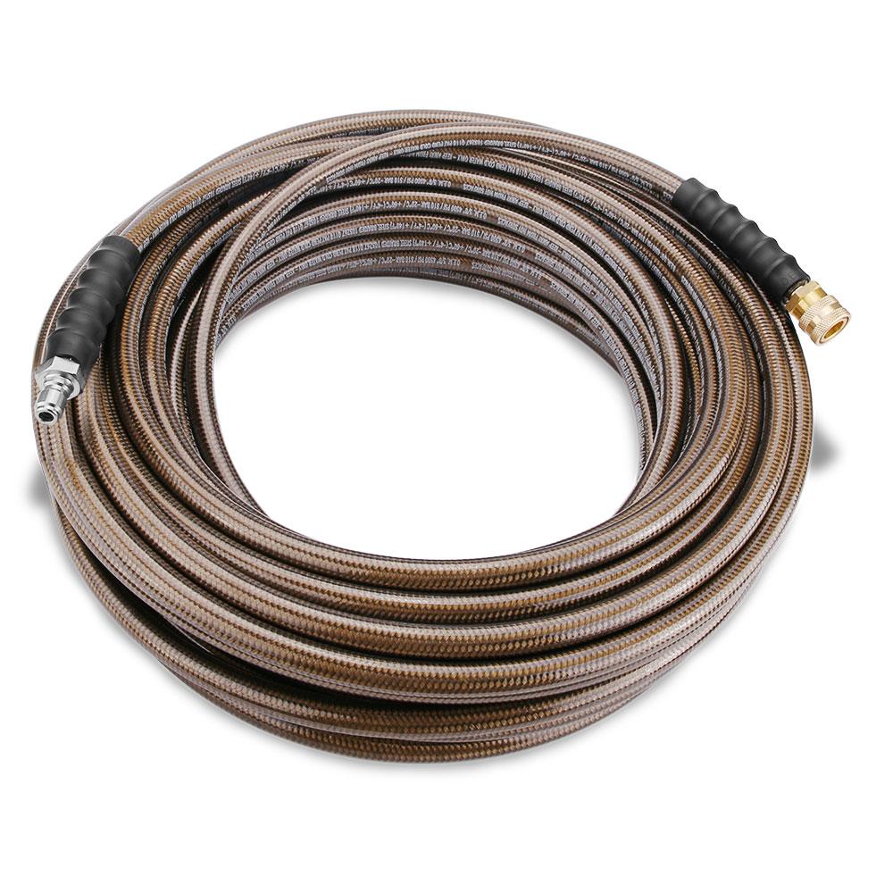 Typhoon TM30 Monster 30M 3/8" High Pressure Steel Braided Hose With Quick Connect Fittings – image 1