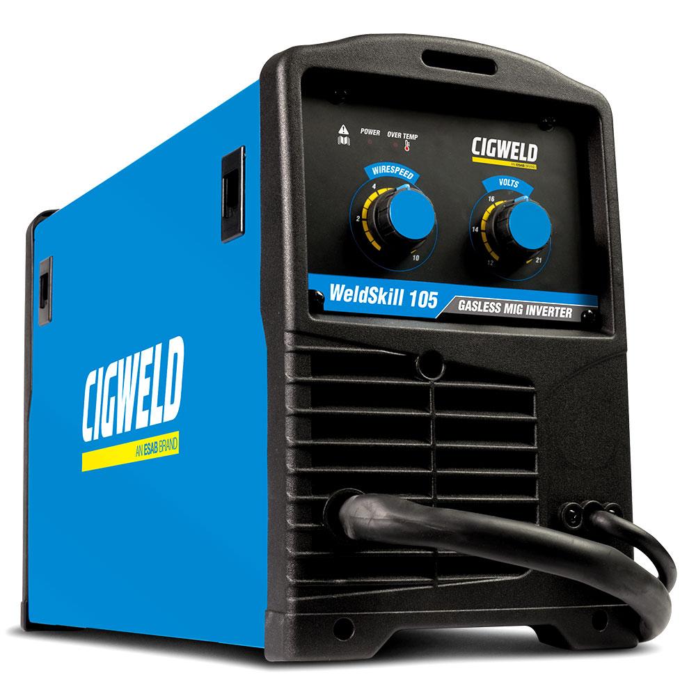 Cigweld W1008105 (WeldSkill 105) WeldSkill 105 Gasless MIG Welding Inverter
