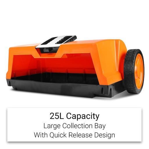 Bayer BSW550 550mm 25L Wet & Dry Manual Push Industrial Sweeper – image 2