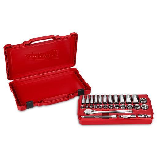 Milwaukee 48229408 28pce 3/8" Drive Ratchet & Socket SAE (Imperial) Set – image 6