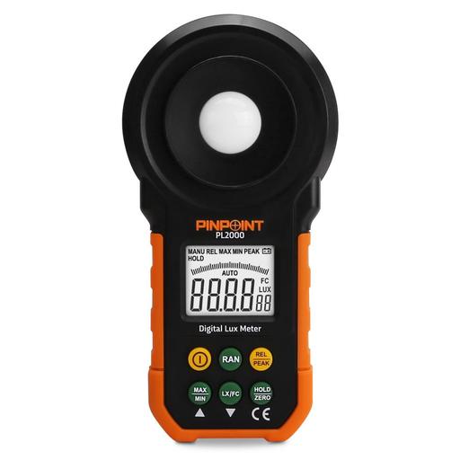 Pinpoint PL2000 2000 Counts Digital Multifunction Lux Meter