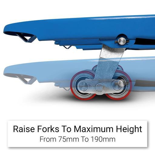 Climbrite CPL550 2500KG Narrow Width 550mm Professional Quick Lift Pallet Jack – image 5