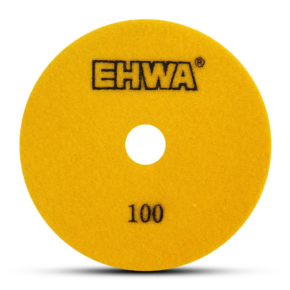 Ehwa EHC100 125mm (5") 100 Grit Dry Diamond Honeycomb Resin Polishing Pad – image 3