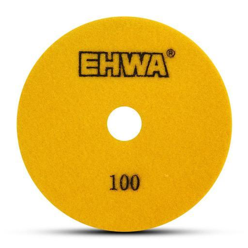 Ehwa EHC100 125mm (5") 100 Grit Dry Diamond Honeycomb Resin Polishing Pad – image 3
