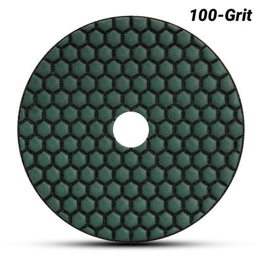 Ehwa EHC100 125mm (5") 100 Grit Dry Diamond Honeycomb Resin Polishing Pad