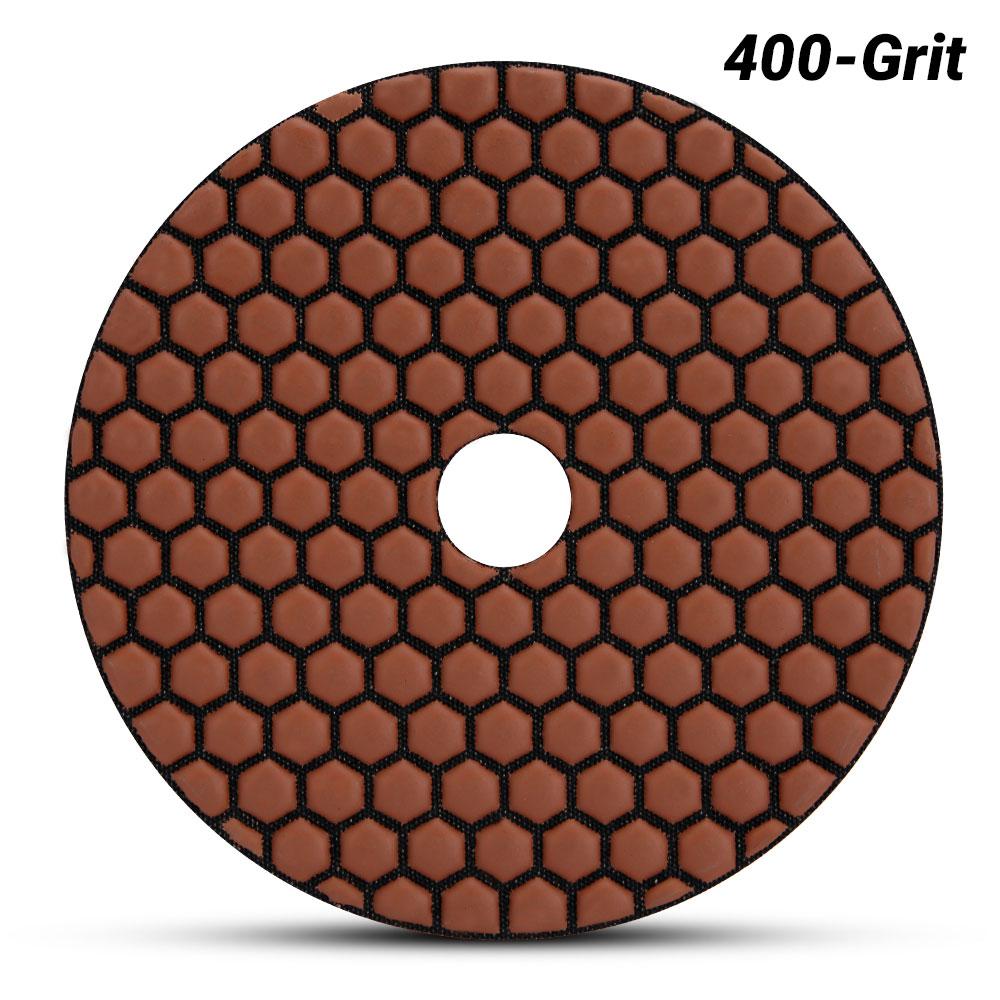 Ehwa EHC400 125mm (5") 400 Grit Dry Diamond Honeycomb Resin Polishing Pad – image 1