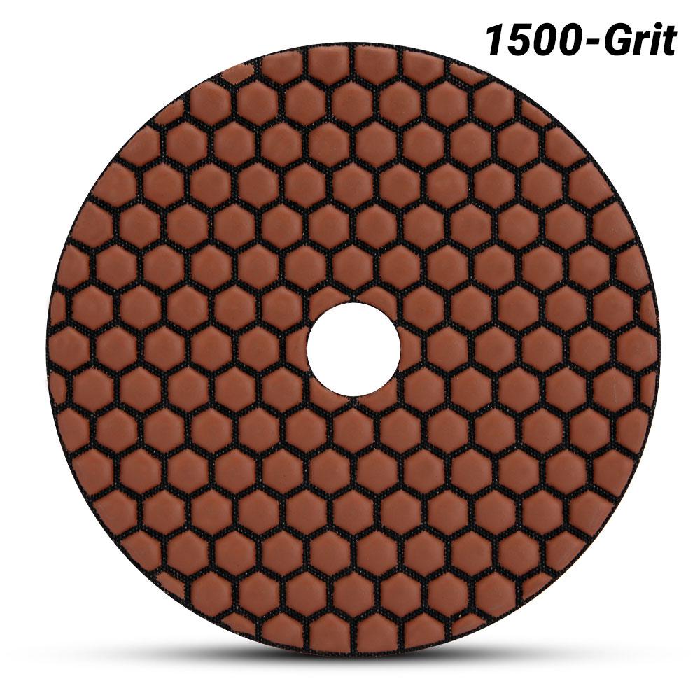 Ehwa EHC1500 125mm (5") 1500 Grit Dry Diamond Honeycomb Resin Polishing Pad – image 1