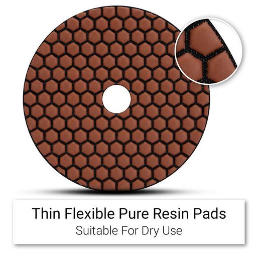 Ehwa EHC1500 125mm (5") 1500 Grit Dry Diamond Honeycomb Resin Polishing Pad – image 4