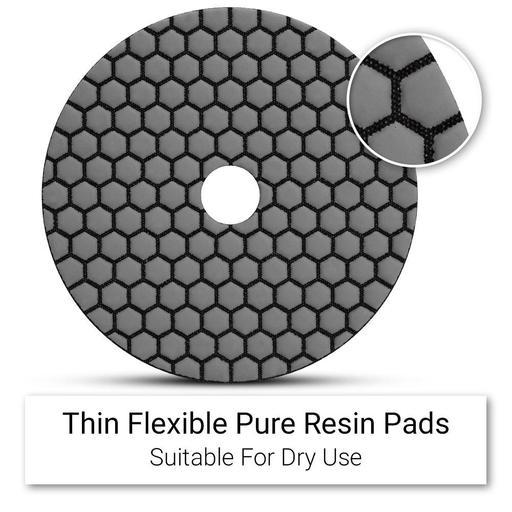Ehwa EHC200 125mm (5") 200 Grit Dry Diamond Honeycomb Resin Polishing Pad – image 4