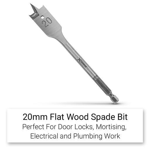 Xtorque SKIT8 8pce Metric Flat Wood Spade Drill Bit Set – image 10