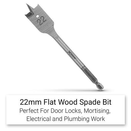 Xtorque SKIT8 8pce Metric Flat Wood Spade Drill Bit Set – image 11