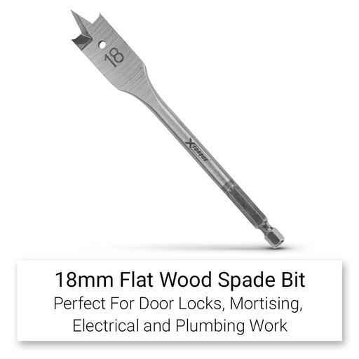 Xtorque SKIT8 8pce Metric Flat Wood Spade Drill Bit Set – image 9