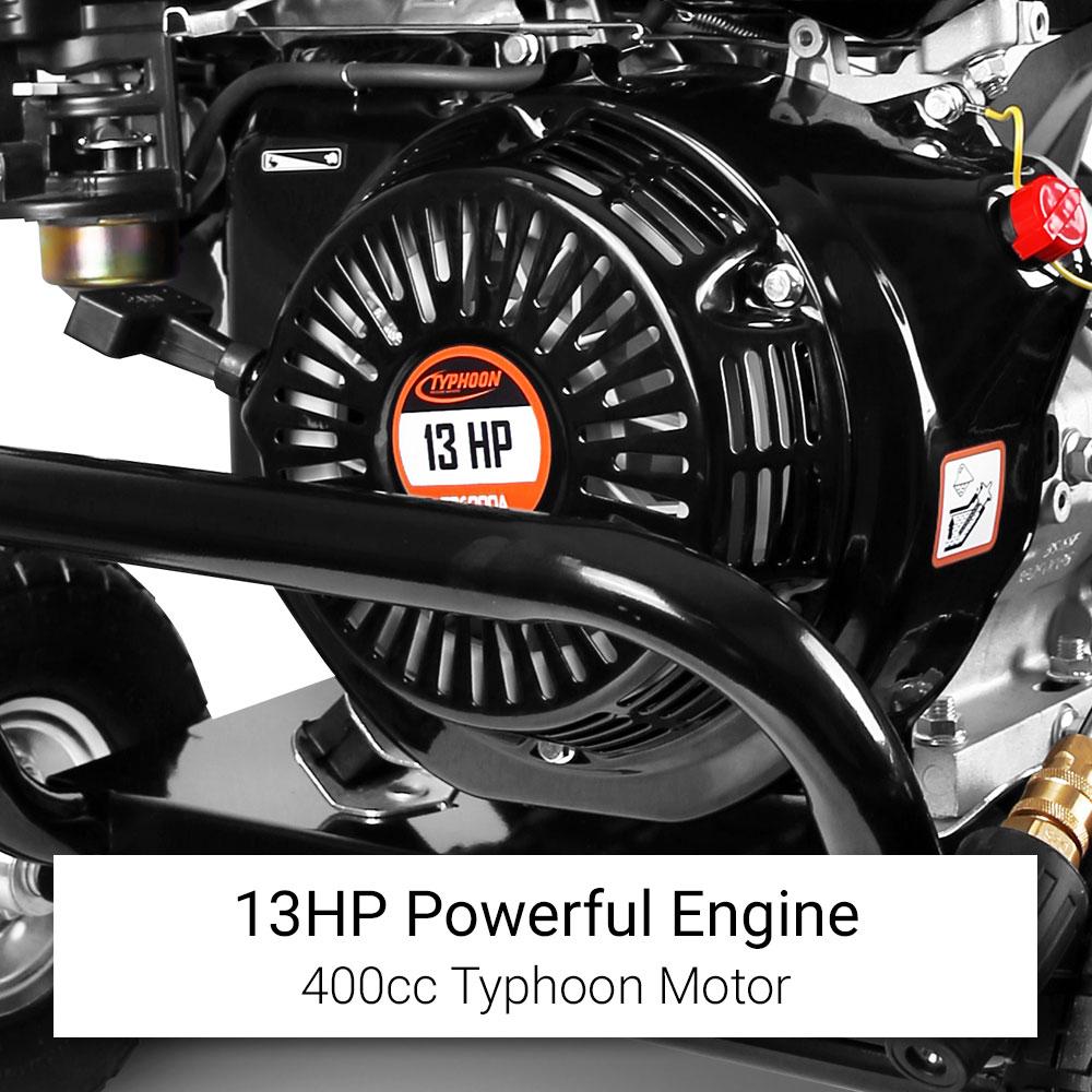 Typhoon TP6000A 13HP 5840PSI EWP Petrol Pressure Washer With Turbo Head