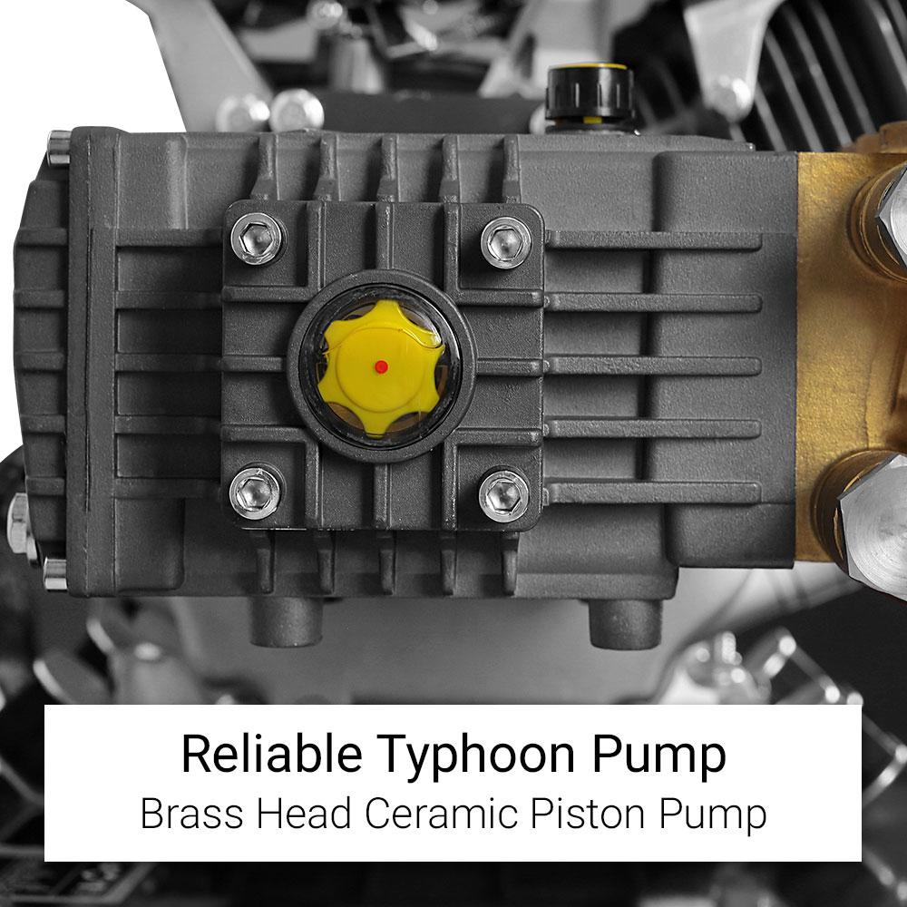 Typhoon TP6000A 13HP 5840PSI EWP Petrol Pressure Washer With Turbo Head
