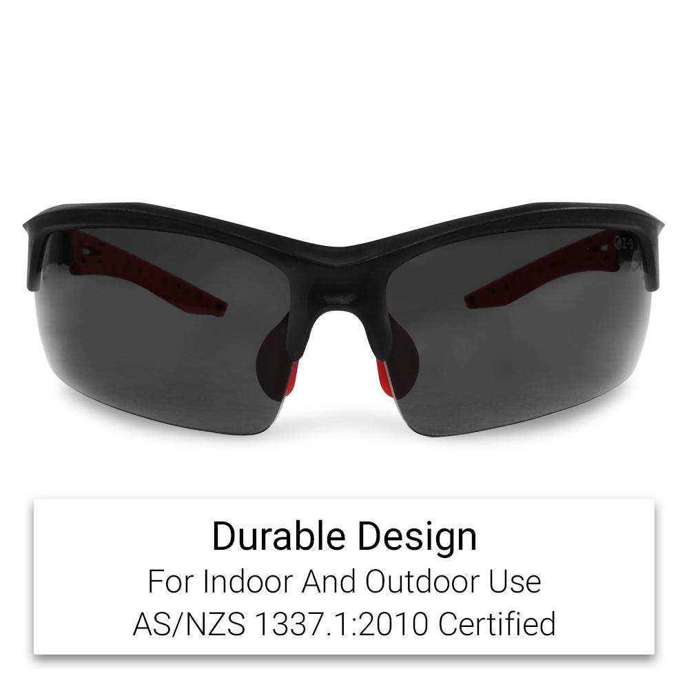 Raptor RTR80P Polarised Safety Glasses with Adjustable Nose Pad