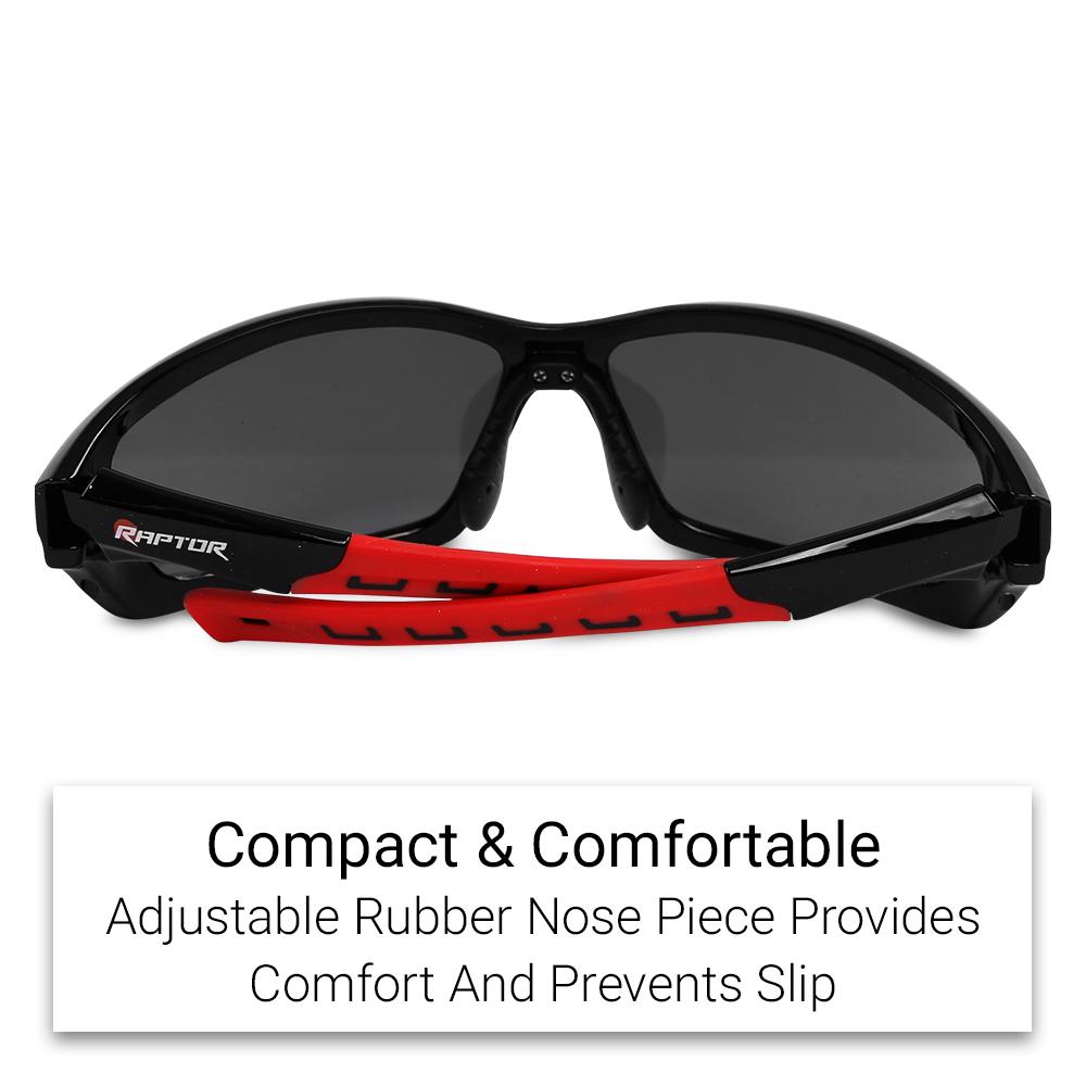 Raptor RTR90P Polarised Safety Glasses with Adjustable Nose Pad