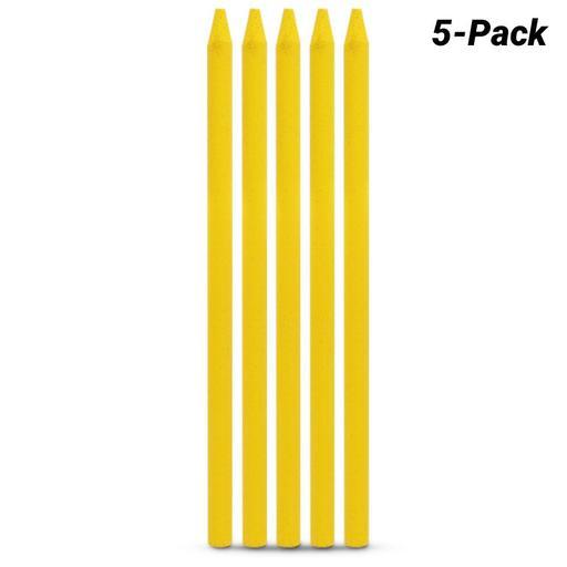 Bleispitz 0129 5-Pack Allwriter Yellow Lead Refill To Suit 0099 Profi Marker - MADE IN EUROPE