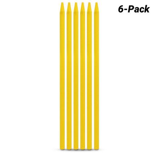 Bleispitz 1409 6pce Allwriter Yellow Lead Refill To Suit 1379 Deep Hole Marker - MADE IN EUROPE