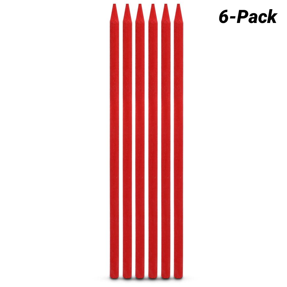 Bleispitz 1393 6pce Allwriter Red Lead Refill To Suit 1379 Deep Hole Marker - MADE IN EUROPE – image 1