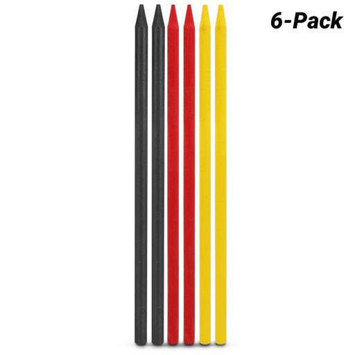 Bleispitz 1416 6pce Mixed Lead Refill To Suit 1379 Deep Hole Marker - MADE IN EUROPE