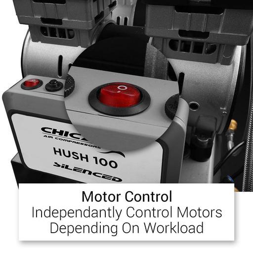 Chicago Air CRCAD1500+HUSH100 220V 1.5m3/min Refrigerated Compressed Air Dryer & 100L Silenced Air Compressor – image 24