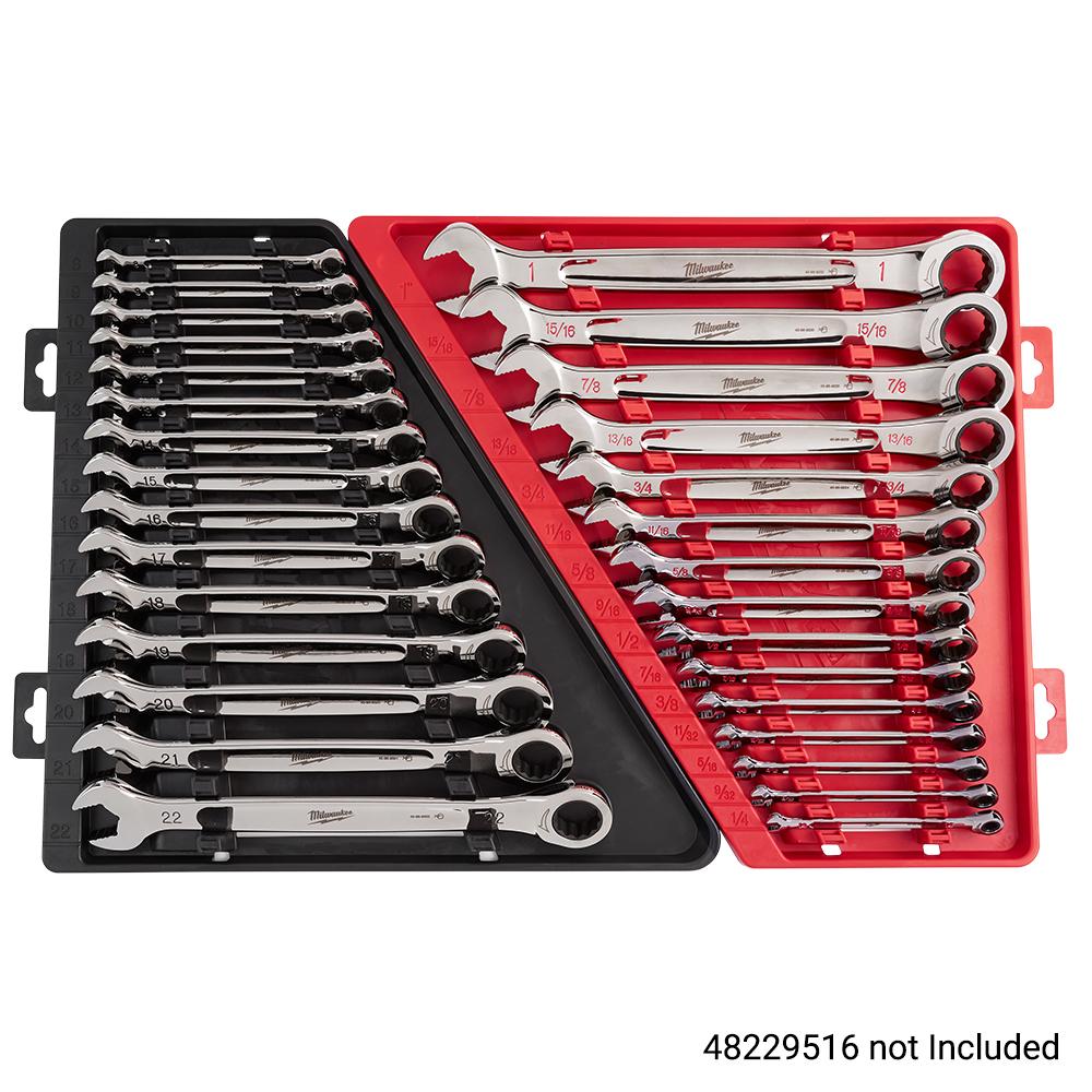 Milwaukee 48229416 15pce SAE (Imperial) Ratcheting Combination Wrench Set