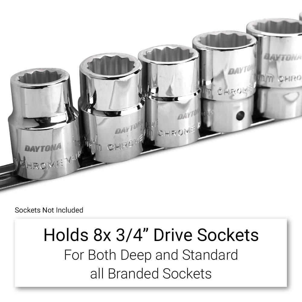 Daytona DMSH34 8pce 3/4" Drive Metal Socket Organiser – image 3
