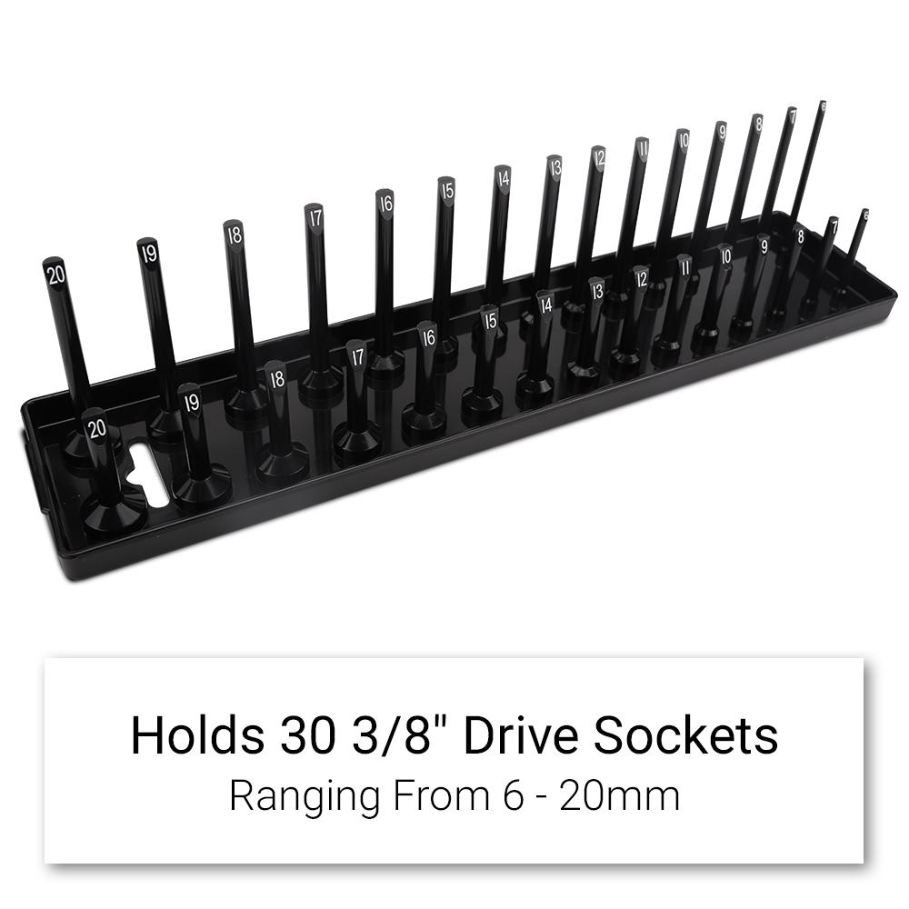 Daytona DMST38 30pce 3/8" Drive Metric 6-20mm Socket Organising Tray – image 4