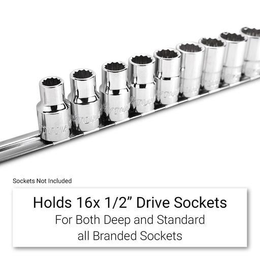 Daytona DMSH12 16pce 1/2" Drive Metal Socket Organiser – image 3