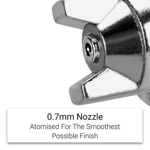 Chicago Air CA10LP 1000mL Suction Feed Low Pressure Spray Gun with 0.7mm Nozzle – image 7