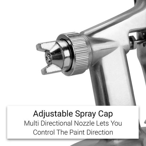 Chicago Air CA10LP 1000mL Suction Feed Low Pressure Spray Gun with 0.7mm Nozzle – image 2