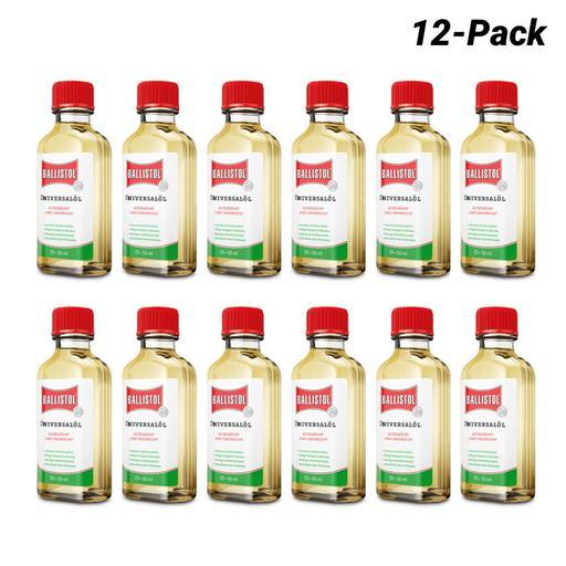 Ballistol 2100012PK 12-Pack 50ml Universal Oil - MADE IN GERMANY