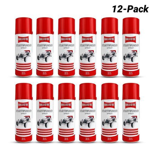 Ballistol 2550012PK 12-Pack 200ml Wonder Start Engine Start Spray - MADE IN GERMANY