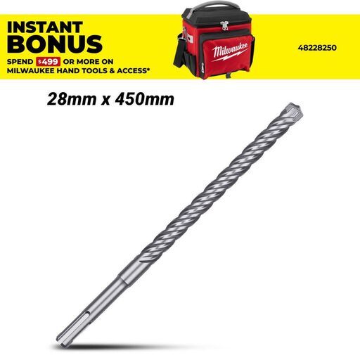 Milwaukee 4932356510 28mm x 450mm SDS-Plus MX4