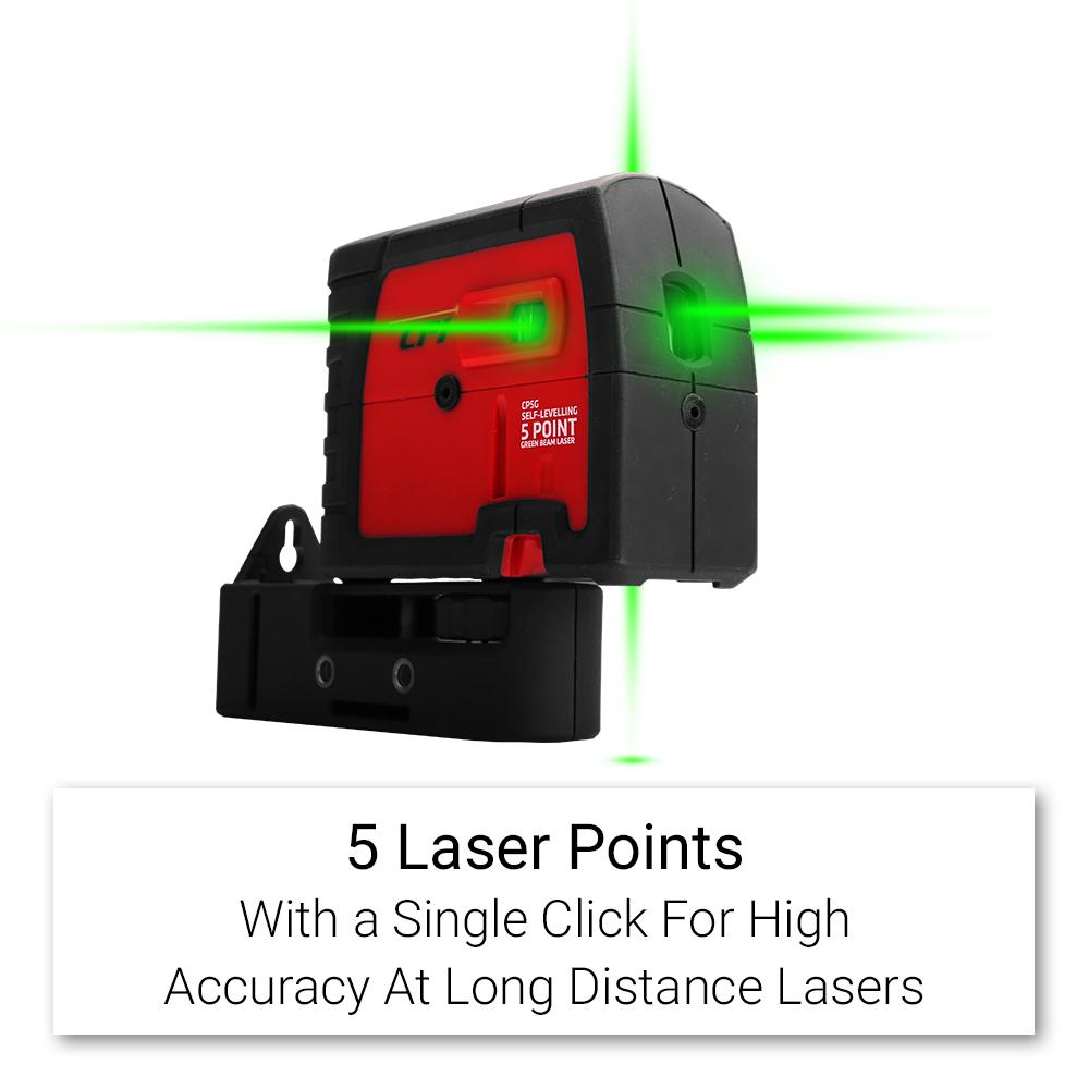 CPI CP5G SelfLeveling 5 Point Green Beam Laser