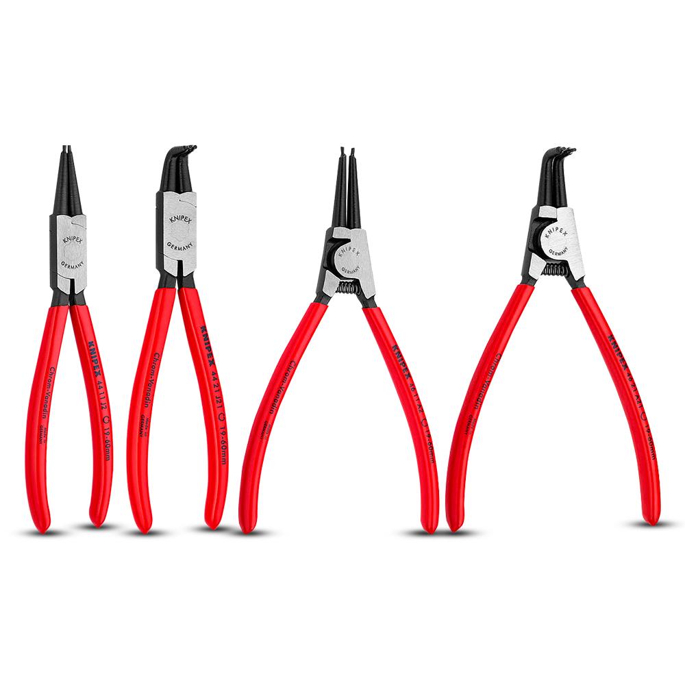 Knipex 001956 4pce Tool Roll Circlip Plier Set