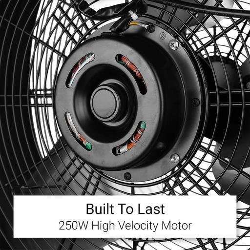 Bayer BDF150 250W 610mm (24") Heavy Duty Industrial Drum Floor Fan – image 5