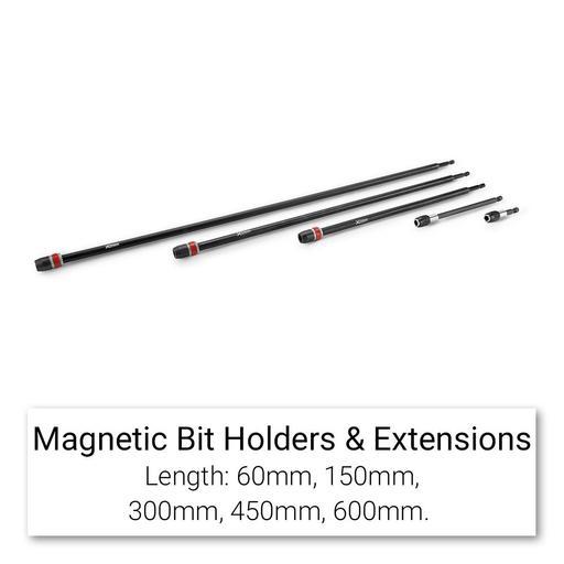 Xtorque XMBS14 5-Pack Quick Release Magnetic Extension Bit Holder Set – image 2