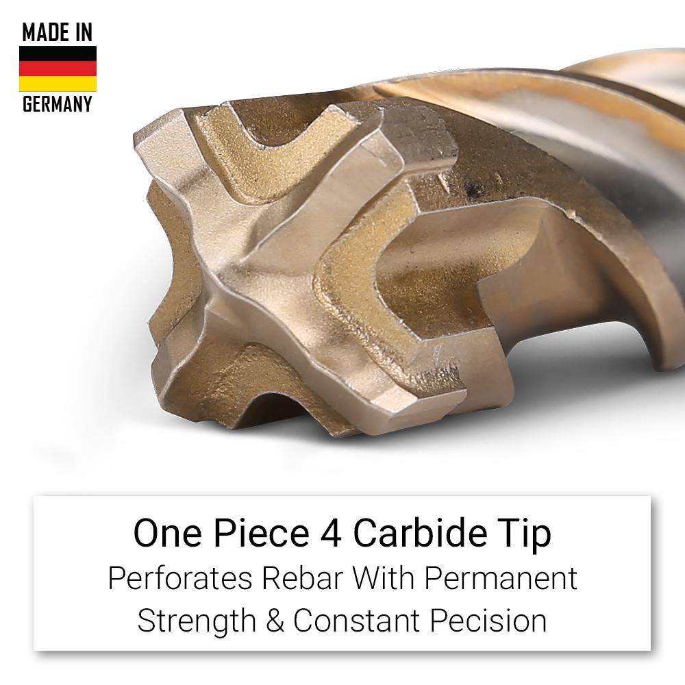 Xtorque XP9PCE Platinum 9pce SDS PLUS Platinum 4 Cutter Drill Bit Set - MADE IN GERMANY – image 3