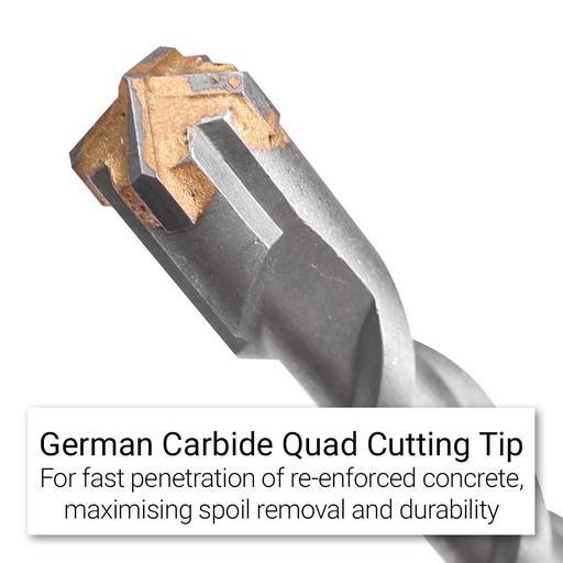 Techsmart TECSDS11PCE 11pce SDS Plus Drill Bit Set – image 3