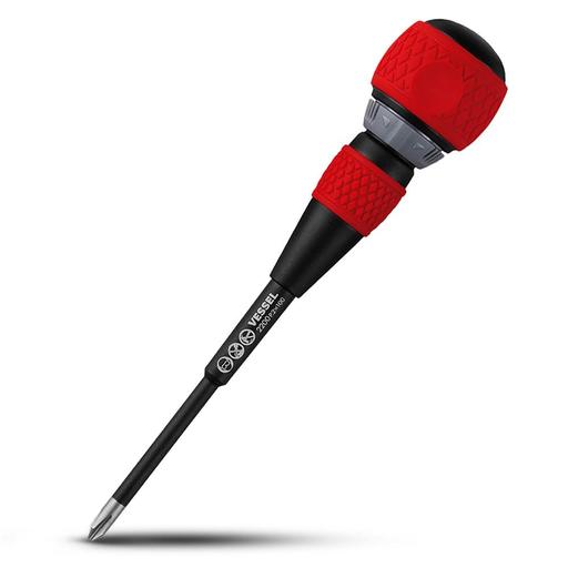 Vessel 6X100 Slotted 6mm x 100mm 36 Teeth Gear Ball Ratchet Flat Head