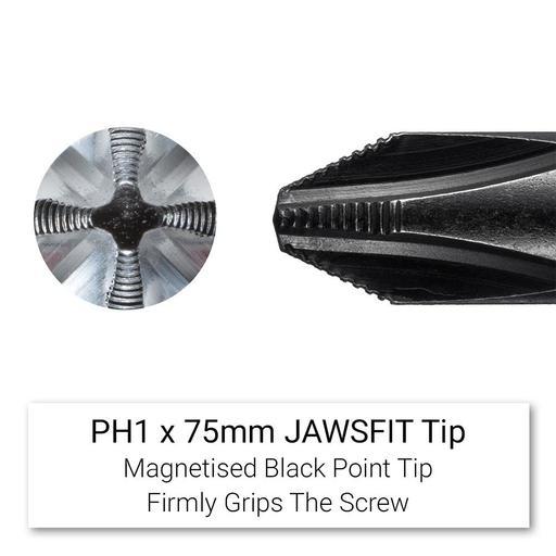Vessel 9306HS 6pce Megadora Impacta Thru Tang Screwdriver Set – image 4