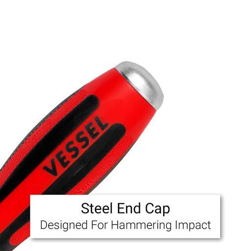 Vessel 9306HS 6pce Megadora Impacta Thru Tang Screwdriver Set – image 6
